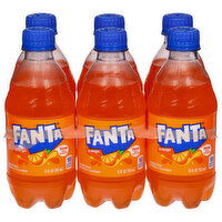 Fanta Soda, Orange - 6 Each