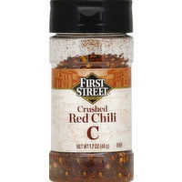 First Street Red Chili, Crushed, 1.7 Ounce