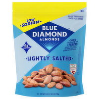 Blue Diamond Low Sodium Lightly Salted Almonds - 25 Ounce