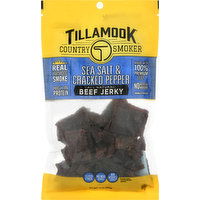 Tillamook Country Smoker Beef Jerky, Sea Salt & Cracked Pepper, 10 Ounce