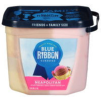 Blue Ribbon Classics Frozen Dairy Dessert, Neapolitan, Friends + Family Size - 1 Gallon