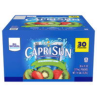 Capri Sun Juice Drink Blend, Strawberry Kiwi - 30 Each