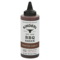 Kinder's BBQ Sauce, Roasted Garlic, 15.5 Ounce