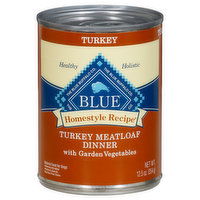 Blue Buffalo Food for Dogs, Natural, Turkey Meatloaf Dinner - 12.5 Ounce