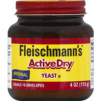 Fleischmann's Yeast, Active Dry, Original, 4 Ounce