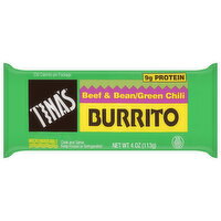 Tina's Beef & Bean/Green Chili Burrito