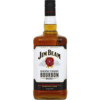 Jim Beam Whiskey, Kentucky Straight Bourbon, 1.75 Litre