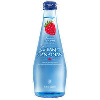 Clearly Canadian Sparkling Water Beverage, Summer Strawberry - 11 Fluid ounce