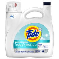 Tide + Tide Free and Gentle Odor Refresh, 83 Count, 117 fl oz - 117 Fluid ounce