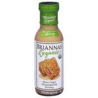 Briannas Dressing, Vinaigrette, Honey Ginger - 10 Ounce