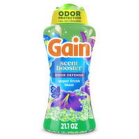 Gain Gain In-Wash Laundry Scent Booster Beads Long-Lasting Fresh Scent Beads All Day Freshness and Odor Protection, Super Fresh Blast Scent, 21.1 oz - 21.1 Ounce