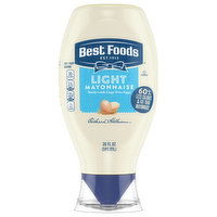 Best Foods Mayonnaise, Light, 20 Fluid ounce