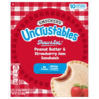 Smucker's Peanut Butter & Strawberry Jam Sandwiches - 10 Each