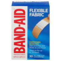 Band-Aid Flexible Fabric All One Size Adhesive Bandages - 30 Each