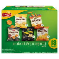 Frito Lay Snacks, Baked & Popped Mix - 18 Each