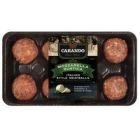 Carando Meatballs, Mozzarella Rustica, Italian Style - 16 Ounce