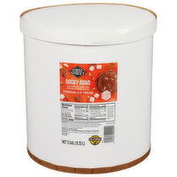 First Street Ice Cream, Rocky Road, Premium, 3 Gallon