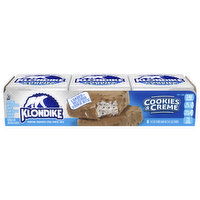 Klondike Frozen Vanilla Dairy Dessert Bar, Cookies & Creme - 6 Each