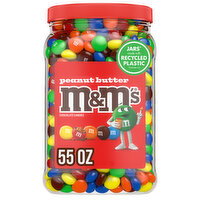 M&M'S Peanut Butter Milk Chocolate Candy Bulk Jar