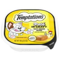 Temptations Adult 1+ Pate in Gravy Tasty Chicken Entree Food for Cats - 3.5 Ounce
