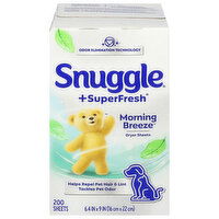Snuggle Sheets Super Fresh Morning Breeze - 200 Each