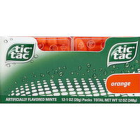 Tic Tac Mints, Orange, 12 Pack, 12 Each