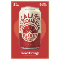 Cali Squeeze Beer, Citrus Wheat Ale, Blood Orange - 6 Each