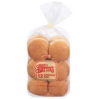 Aunt Hattie's Hamburger Buns, Enriched - 12 Each