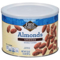 First Street Almonds, Smoked - 32 Ounce