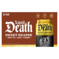 Liquid Death Sweet Tea, Sweet Reaper - 6 Each