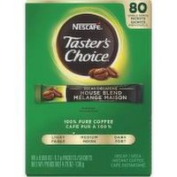 Tasters Choice Decaffeinated Coffee Stick Packs - 80 Each