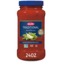 Barilla Pasta Sauce Traditional - No Added Sugar - No Artificial Colors, Flavors or Preservatives - Non-GMO, Gluten Free, Kosher - 24 Ounce