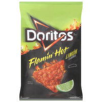 Doritos Tortilla Chips, Flamin' Hot Limon Flavored, 9.25 Ounce