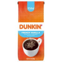 Dunkin' Coffee, Ground, French Vanilla - 12 Ounce