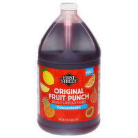First Street Original Fruit Punch Concentrate, 128 Fluid ounce