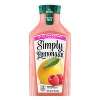 Simply  Lemonade With Raspberry, All Natural Non-Gmo - 89 Ounce