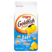 Goldfish Baked Snack Crackers, Cheddar, Baby, 7.2 Ounce