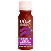 Vive Organic Immunity Boost Elderberry Ginger & Turmeric Wellness Shot - 2 Fluid ounce