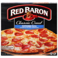 Red Baron Pizza, Classic Crust, Pepperoni, 20.6 Ounce