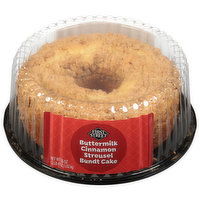 First Street Bundt Cake, Buttermilk Cinnamon Streusel - 36 Ounce