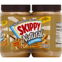 Skippy Peanut Butter Spread, Creamy, Twin Pack - 2 Each
