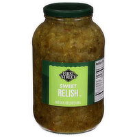 First Street Relish, Sweet - 64 Fluid ounce