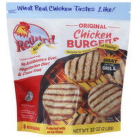 Red Bird Chicken Burgers, Original, 32 Ounce