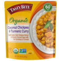 Tasty Bite Coconut Chickpea & Turmeric Curry, Organic, Mild - 10 Ounce