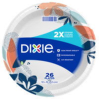 Dixie Plates, 10-1/16 Inch - 26 Each