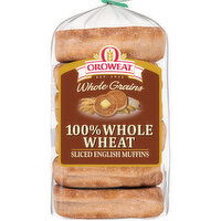 Oroweat Whole Wheat Pre-sliced English Muffins, 6 count, 13.75 oz - 6 Each
