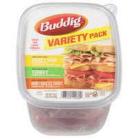 Buddig Lunch Meat, Honey Ham/Turkey/Honey Roasted Turkey, Variety Pack - 24 Ounce