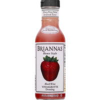 Briannas Dressing, Vinaigrette, Blush Wine, Home Style - 12 Ounce