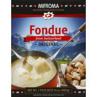 Mifroma Cheese, Original, Fondue - 14 Ounce