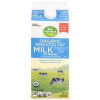 Sun Harvest Milk, Organic Reduced Fat, 2% Milkfat - 64 Fluid ounce